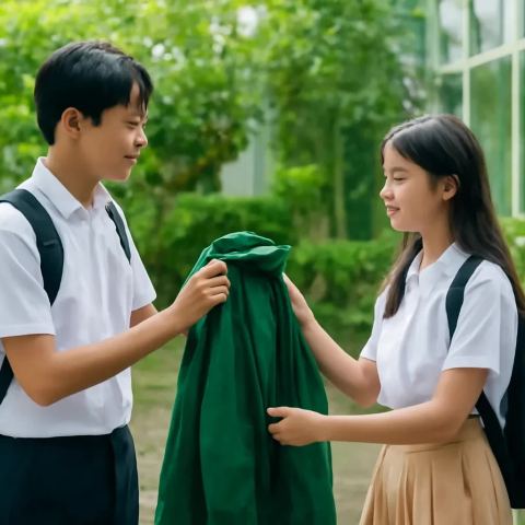 Ảnh bìa vuông bài hát Đợi ở cổng trường — nhạc Pop lãng mạn