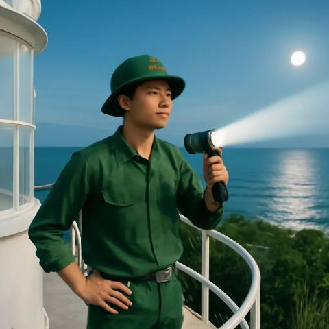 Ảnh bìa vuông bài hát Ngọn hải đăng không ngủ — nhạc Bolero hào hùng
