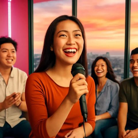 Ảnh bìa vuông bài hát Thích Anh Ghê Luôn — nhạc Pop vui tươi