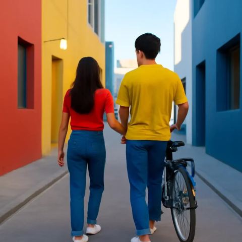 Ảnh bìa vuông bài hát Về muộn mười phút — nhạc Pop lãng mạn