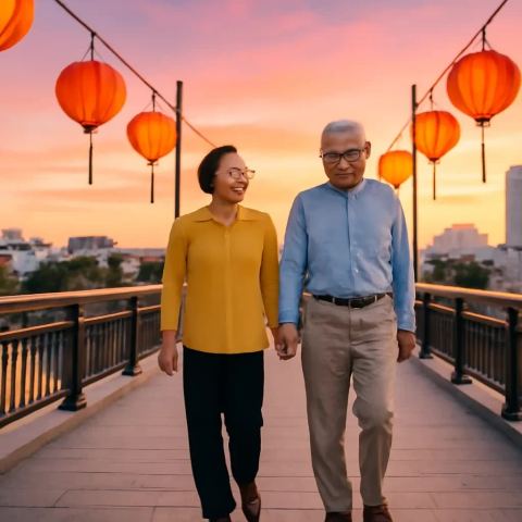Ảnh bìa vuông bài hát Mai này tóc bạc — nhạc Ballad lãng mạn