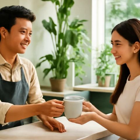 Ảnh bìa vuông bài hát Ly ca cao cho ca đêm — nhạc Pop lãng mạn