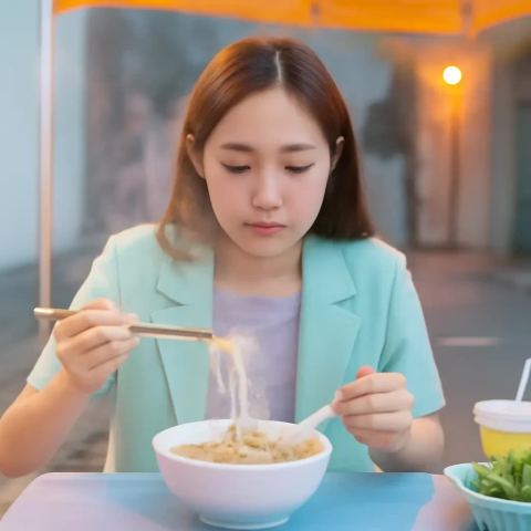 Ảnh bìa vuông bài hát Phở khuya góc ngã tư — nhạc Lofi nhẹ nhàng
