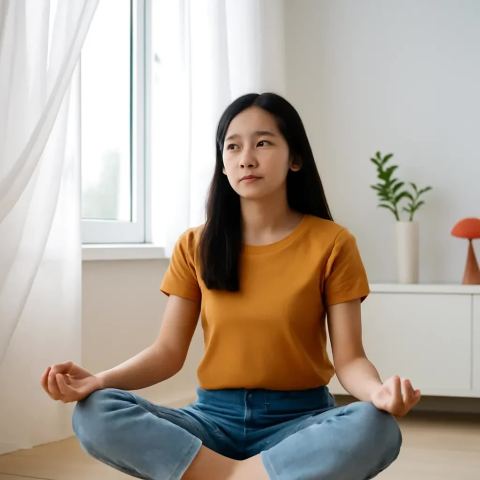 Ảnh bìa vuông bài hát Thở ra thật chậm — nhạc Ballad nhẹ nhàng