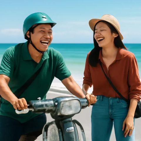 Ảnh bìa vuông bài hát Chiếc xe ôm cũ mèm — nhạc Bolero nhẹ nhàng