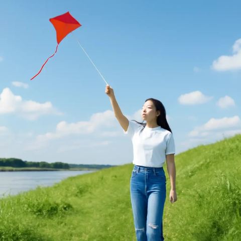 Ảnh bìa vuông bài hát Cánh Diều Trên Đê — nhạc Ballad lãng mạn
