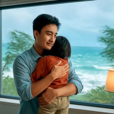 Ảnh bìa vuông bài hát Gió bão ngoài hiên — nhạc Thiếu nhi vui tươi