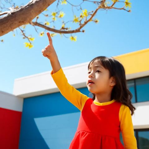 Ảnh bìa vuông bài hát Lộc non trên cành — nhạc Thiếu nhi vui tươi