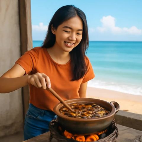 Ảnh bìa vuông bài hát Nồi cá kho để dành — nhạc Pop nhẹ nhàng