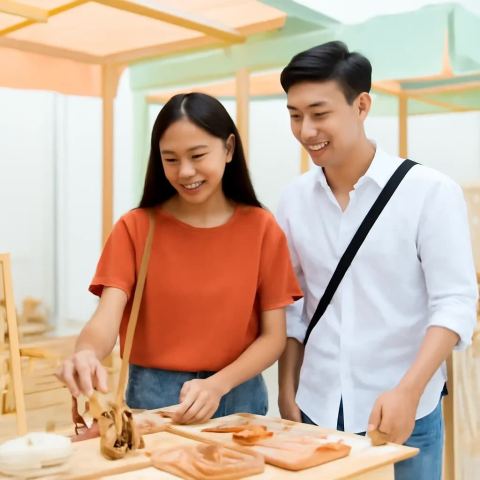 Ảnh bìa vuông bài hát Chợ phiên sáng Chủ nhật — nhạc Pop lãng mạn