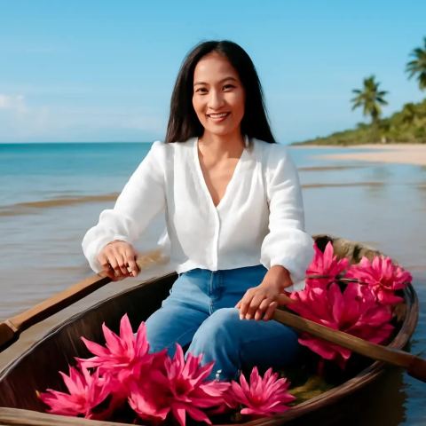 Ảnh bìa vuông bài hát Xuồng ba lá chở bông súng — nhạc Bolero buồn