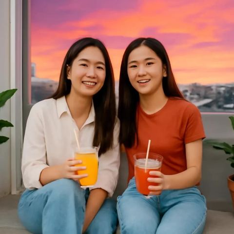 Ảnh bìa vuông bài hát Ngồi cạnh nhau không cần nói — nhạc Ballad nhẹ nhàng
