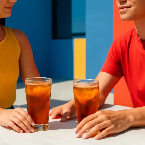 Ảnh bìa vuông bài hát Thêm Một Ly Trà — nhạc Pop nhẹ nhàng