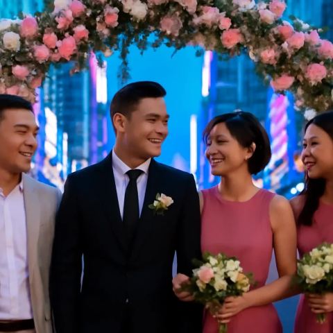 Ảnh bìa vuông bài hát Cô phù dâu tóc ngắn — nhạc Pop vui tươi