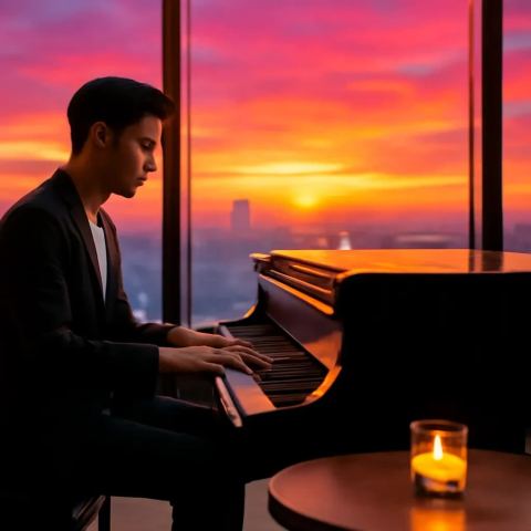 Ảnh bìa vuông bài hát Ghế trống bàn số bảy — nhạc Ballad buồn